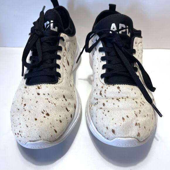 APL Athletic Propulsion Labs Pony Calf Hair Animal Print Sneaker Size 10 - Picture 4 of 14